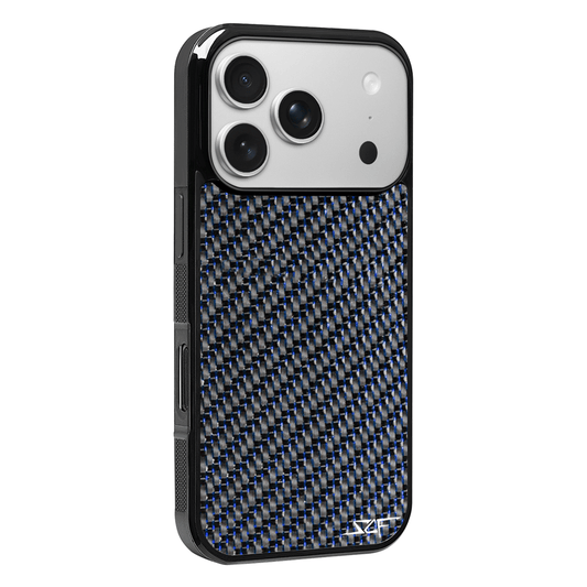 iPhone | Blue Lace Carbon Fiber Case | CLASSIC Series