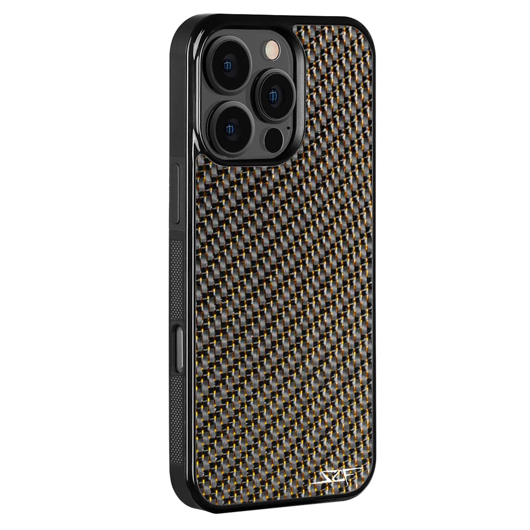 iPhone | Gold Lace Carbon Fiber Case | CLASSIC Series