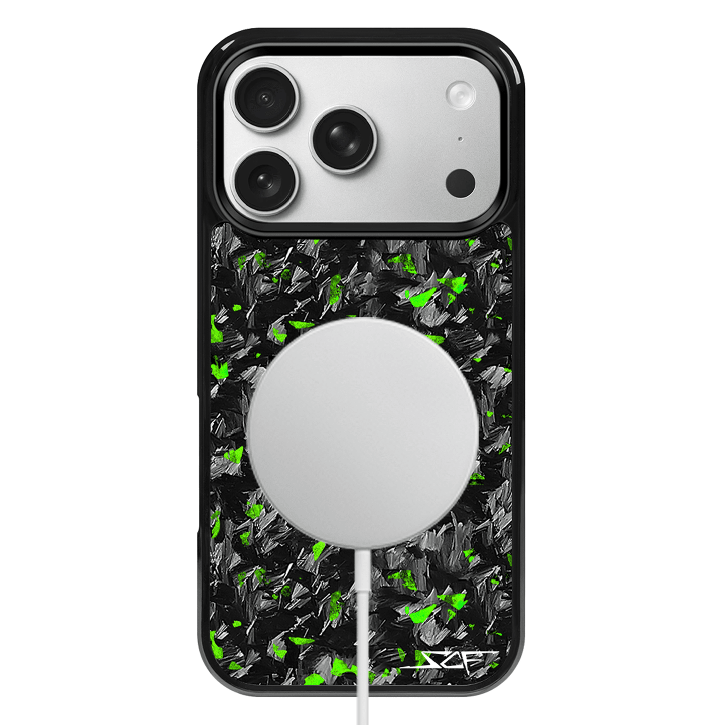 iPhone | Green Flake Forged Carbon Fiber Case | CLASSIC Series