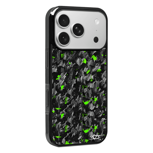 iPhone | Green Flake Forged Carbon Fiber Case | CLASSIC Series